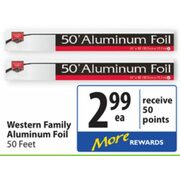 Western Family Aluminum Foil - $2.99