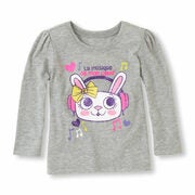 Music Bunny Graphic Tee - $3.49 ($6.46 Off)