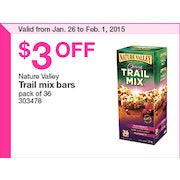 Nature Valley Trail Mix Bars - $3.00 Off