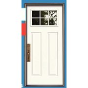 32" ReliaBilt 6-Lite Craftsman Steel Entry Door - $199.00 ($50.00 off)