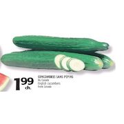 English Cucumbers - $1.99