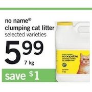 No Name Clumping Cat Litter  - $5.99 ($1.00 off)