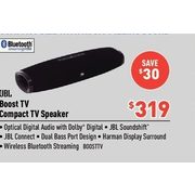 JBL Boost TV Compact TV Speaker - $319.00 ($30.00 off)