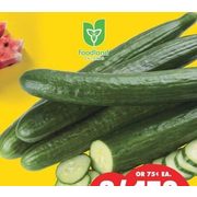 English Cucumbers - 2/$1.50