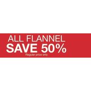 All Flannel  - 50%  off