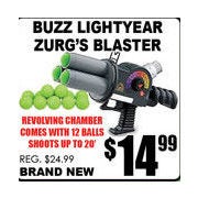Buzz Lightyear Zurg's Blaster - $14.99