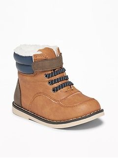 boys sherpa lined boots