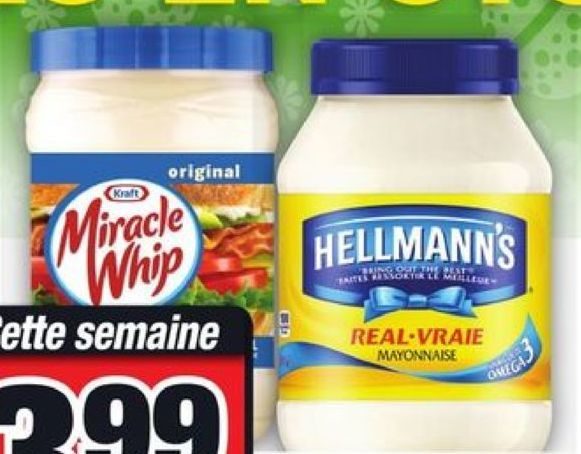 Kraft Miracle Whip Original Spread - 890 ml