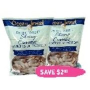 Ocean Jewel Frozen White Raw Easy Peel Shrimp - $6.99 ($2.00 off)