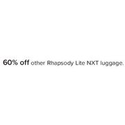 Rhapsody Lite NXT Luggage - 60% off