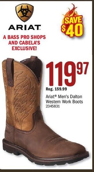 Ariat dalton sale western work boots