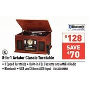 8-in-1 Aviator Classic Turntable - $128.00 ($70.00 off)