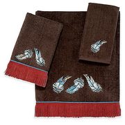 Avanti Feather Mocha Fingertip Towel In Brown - $9.99 ($5.00 Off)