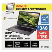 Acer 14" Chromebook Intel Celeron N3855U Laptop - $348.00 ($150.00 off)