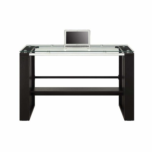 Staples Whalen Jasper Chrome And Glass Computer Desk