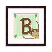 Monogram Monkey Initial "b" Wall Art - $21.99 ($2.00 Off)