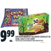 Hershey's Assorted Halloween Chocolate Or Regal Child's Play Candy  - $9.99