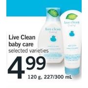 Live Clean Baby Care  - $4.99