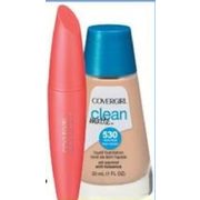 Covergirl Clean Foundation, Pressed Powder, BB Cream or Lashblast Mascara - $6.98