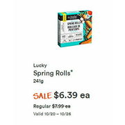 Lucky Spring Rolls - $6.39