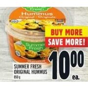Summer Fresh Original Hummus - $10.00