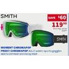 Smith Moment Chromapop Proxy Chromapop Adult Winter Sports Goggles - $119.99 ($60.00 off)