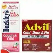 Advil Cold Products Jack & Jill or Robitussin Syrup - $8.99