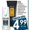 Axe Hair Styling And Antiperspirants Products - $4.99 (25% off)