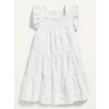 Ruffle-Trim Seersucker Swing Dress For Toddler Girls - $21.00 ($13.99 Off)