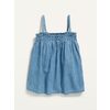 Smocked Sleeveless Chambray Top For Toddler Girls - $14.00 ($8.99 Off)