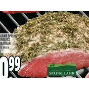 New Zealand Spring Lamb Boneless Mediterranean Lamb Leg - $10.99/lb