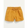 Functional Drawstring Linen-Blend Pull-On Shorts For Toddler Girls - $6.00 ($4.00 Off)