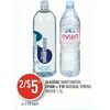 Glaceau Smartwater, Evian Or Fiji Natural Spring Water  - 2/$5.00