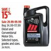 Diesel And Conventional Motor Oils - $29.99-$99.99 (Up to 15% off)
