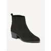 Faux-Suede Western Ankle Boots For Women - $49.00 ($5.99 Off)