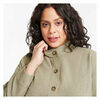 Women+ Linen-blend Jacket In Light Khaki Green - $32.94 ($6.06 Off)