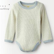 Ribbed Oatmeal Bodysuit - $11.17 (25% off)