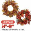 Fall Wreaths - $24.99-$49.99