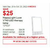Happy Light Luxe VT43 LED Therapy Lamp - $59.99 ($25.00 off)