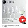 Libbey Everglass Wine Glass Set - $9.99 (60% off)
