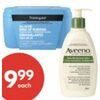 Aveeno Lotions, Neutrogena Deep Clean Foaming Scrub or Facial Wipes - $9.99